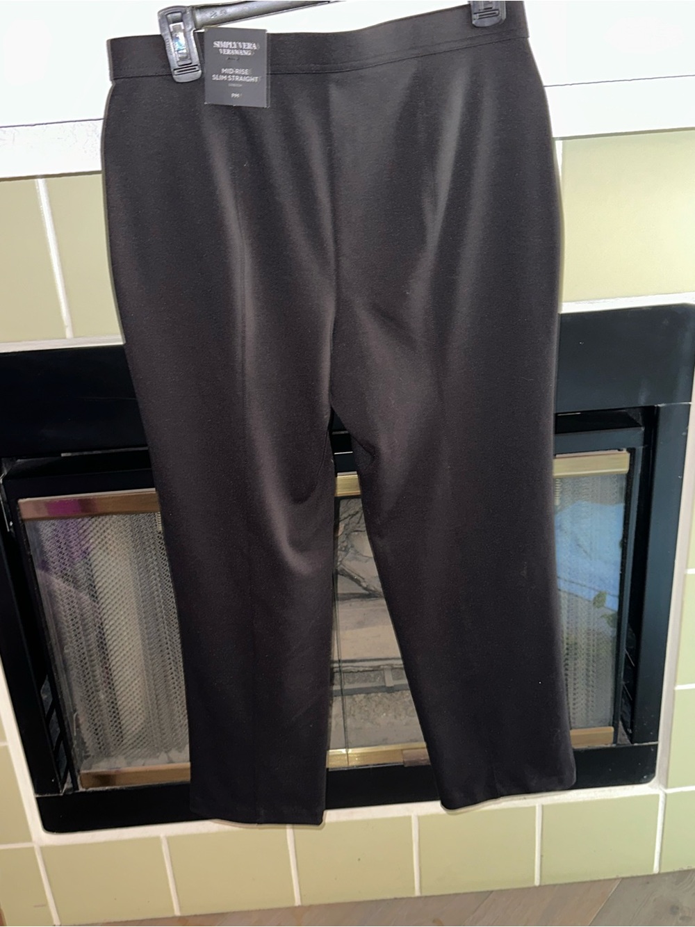 🌻Vera Wang Black Ponte Pull-On Pants PETITE MEDIUM (Slim)🌻
